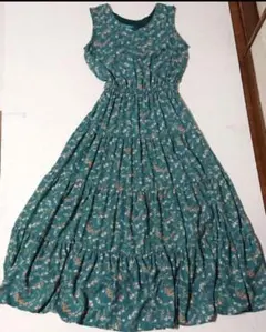 INGNI ノースリーブ 花柄ロングワンピース Mサイズ