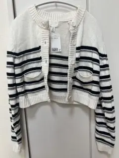 H&M タオル生地　カーディガン