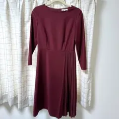 NATURAL BEAUTY BASIC ワンピース ボルドー M
