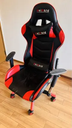 引き取り限定　Heipard ゲーミングチェア 黒と赤