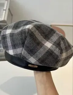 ベレー帽 チェック