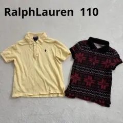 2枚セット/ラルフローレン/半袖/ポロシャツ/男の子/ポニー刺繍/4T/110