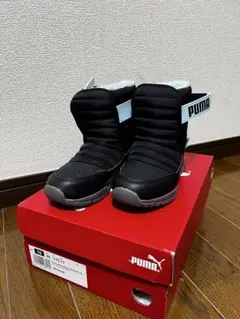 極美品★プーマ ニエベ ブーツ WTR ACインファント ブラック★送料込