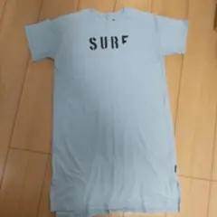 ROXY 水色 SURFプリント 半袖ワンピース 130 値下げのサムネイル