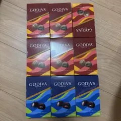 GODIVA ミルクキャラメルチョコレート 9個セットミックス