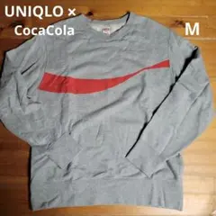 UNIQLO⭐Coca-Colaコラボトレーナー⭐ グレー ⭐ M