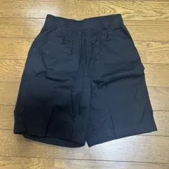 GU 黒 ハーフパンツ 140cm