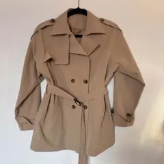 美品　オーバートレンチジャケット