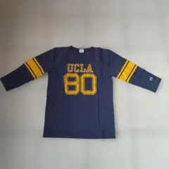 チャンピオン UCLA フットボールTシャツ ナンバリング ロンT 復刻 M