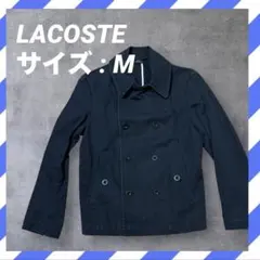 LACOSTE ラコステ Pコート ダブル ネイビー ジャケット 古着