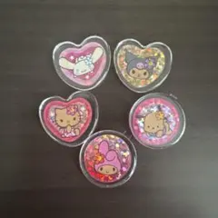 日焼けサンリオキャラクターズ おはじき シールフレーク おすそ分け