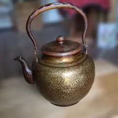 茶道具 薬罐 銅製 槌目 煎茶道具 洗瓶 水差 水次 - メルカリ