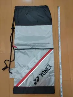 YONEX SPEX ラケットバッグ シルバー/ブラック　中古品