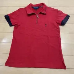PEARLY GATESパーリーゲイツ ハーフジップポロシャツ レッド