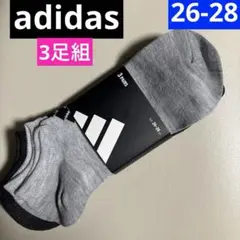 adidas メンズソックス 3足組 26-28cm アディダス紳士靴下のサムネイル