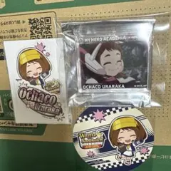 ヒロアカ アニカフェ DECOTTO コロッタ ステッカーコースター　麗日お茶子