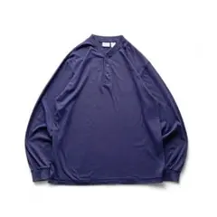 90s L.L.Bean エルエルビーン ヘンリーネック ロンT ネイビー