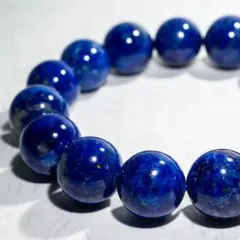 至高のロイヤルブルー ラピスラズリ 13mm ブレスレット 天然石 1532 