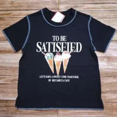 新品 未使用 Ricca Ricca 半袖 Tシャツ 女の子 黒 140