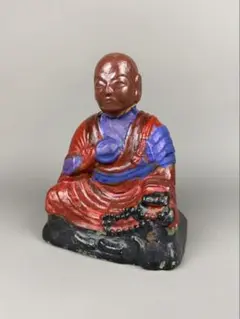 불교 예술 불상 좌상 코보 다이시 도자기 인테리어 조각상 다루마 다이시 시대