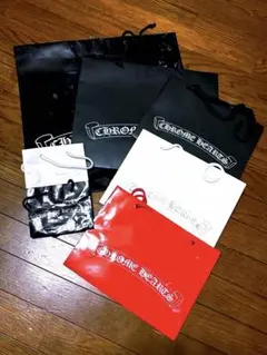 クロムハーツ 革袋 ポリッシュクロス ショッパー 巾着 ポーチ 紙袋