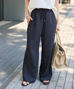 Spick & Span ジョーゼットイージーパンツ