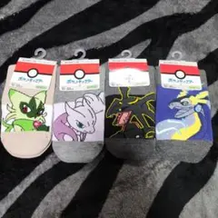 15−20　クルー丈　ポケモン　ソックス　4足セット