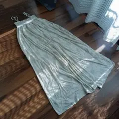 ロングパンツ　ジェラートピケ