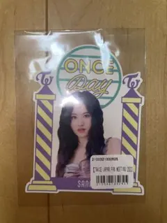 TWICE サナ　ONCE DAY オンラインくじ ステッカー