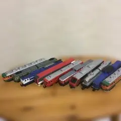 トレーン製　Nゲージ 車両 まとめ売り 10台セット鉄道模型　おまけ付きのサムネイル