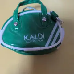 KALDI グリーン ミニバッグ ポーチ