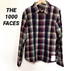 2866M モンタージュ 長袖ネルシャツ チェック トップス 羽織 メンズ L