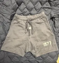 FEAR OF GOD ESSENTIALS 1977 ショーツ　アイアン　S