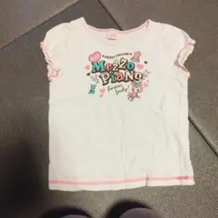 Mezzo Piano フリル袖 Tシャツ　130