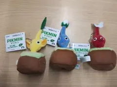 ピクミン引っこ抜きぬいぐるみマスコット全３種タイトープライズ