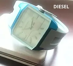 DIESEL ディーゼル グレー　水色　 腕時計
