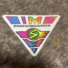 sims ステッカー SIMS シムス ステッカー スノーボード 雪山 - メルカリ