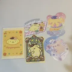 オール ポムポムプリン ダイカットステッカー 4枚
