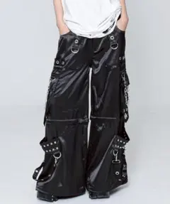DimMoire ディムモアール 2way スタッズカーゴパンツ 黒 レフレム