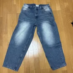 Dime グレー ワイドパンツ フェード加工 - メルカリ