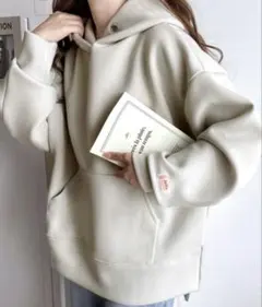 パーカーJaVaジャバ コラボ ダンボール ニット カンガルー オーバーサイズ