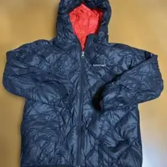 montbell モンベル キッズ　リバーシブル　ダウン 140 黒赤