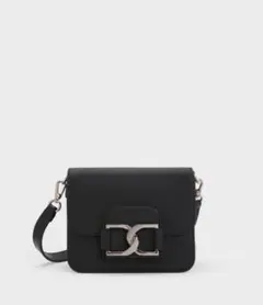 Charles & Keith 本革ショルダーバッグのサムネイル