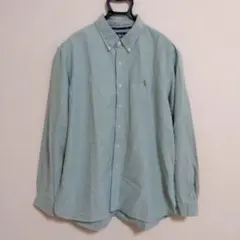 RALPH LAUREN 長袖コットンシャツ XXL