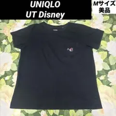 美品【値下げOK】UNIQLO UT Disney Tシャツ M 黒、ブラック