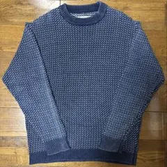 The DUFFER of ST.GEORGEバーズアイ インディゴ ニット　L