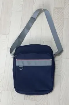 肩がけスクバ ネイビー ピンクスクールバック 高校生 JK