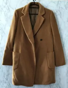 【美品】ANAYI　チェスターコート レディース　カシミヤ100%　サイズ36のサムネイル