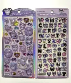 【正規品】　ボンボンドロップシール　サンリオ　文字　うるちゅる　クロミ