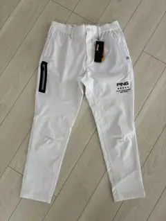 新品 マスターバニー 2WAYストレッチメランジタフタパンツ(5)サイズ/白